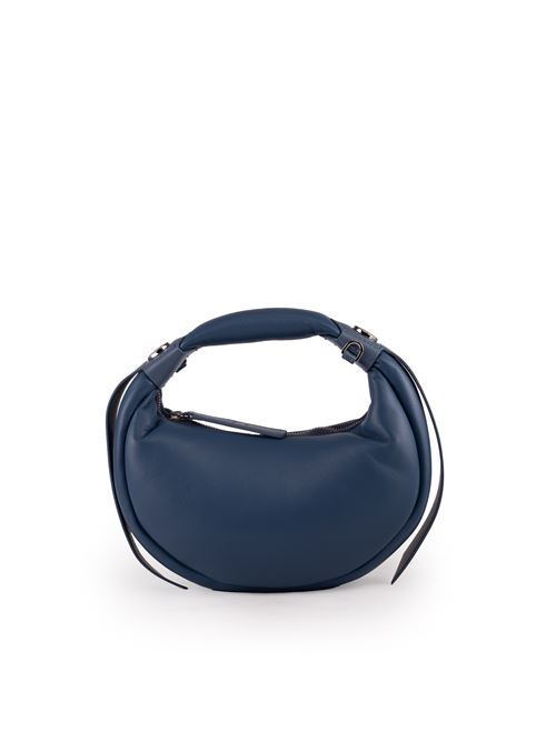 Borsa Hobo Bam Bam Mini in pelle Blu HOGAN | KBW01QS0100 TM57D75